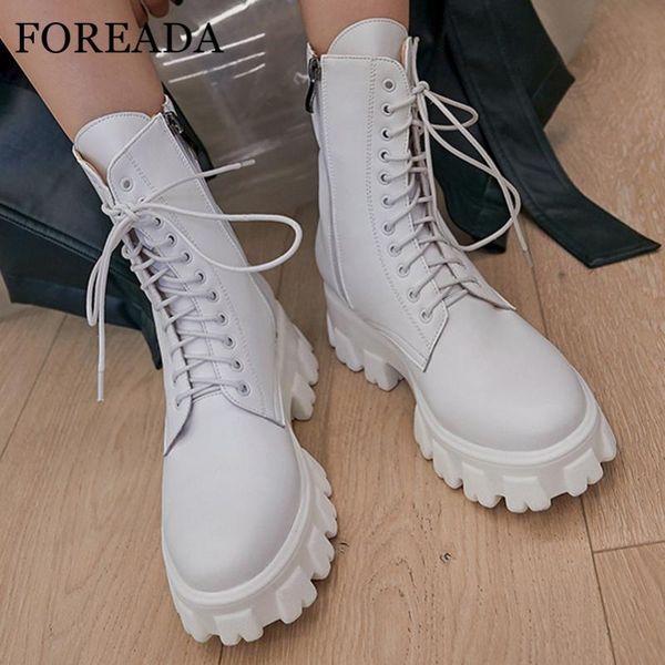 boots foreada real leather motorcycle platform flat mid calf zip women shoes lace up short female autumn winter 40, Black
boots foreada real leather motorcycle platform flat mid calf zip women shoes lace up short female autumn winter 40, Black