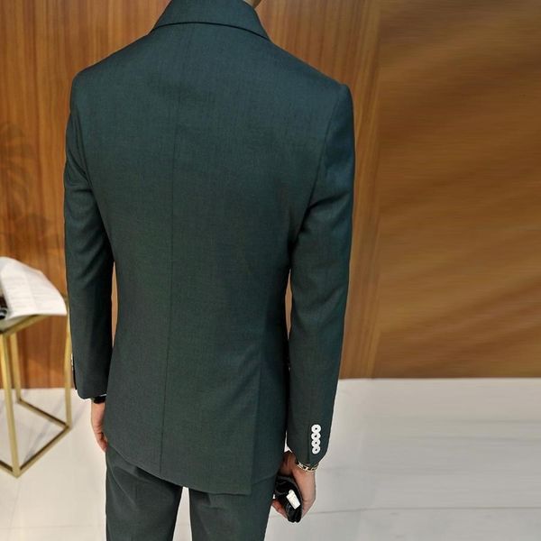 wedding tuxedos handsome side slit double breasted olive green groom peak lapel groomsmen men suits prom blazer (jacket+pants+tie) no:1895, Black;gray
wedding tuxedos handsome side slit double breasted olive green groom peak lapel groomsmen men suits prom blazer (jacket+pants+tie) no:1895, Black;gray