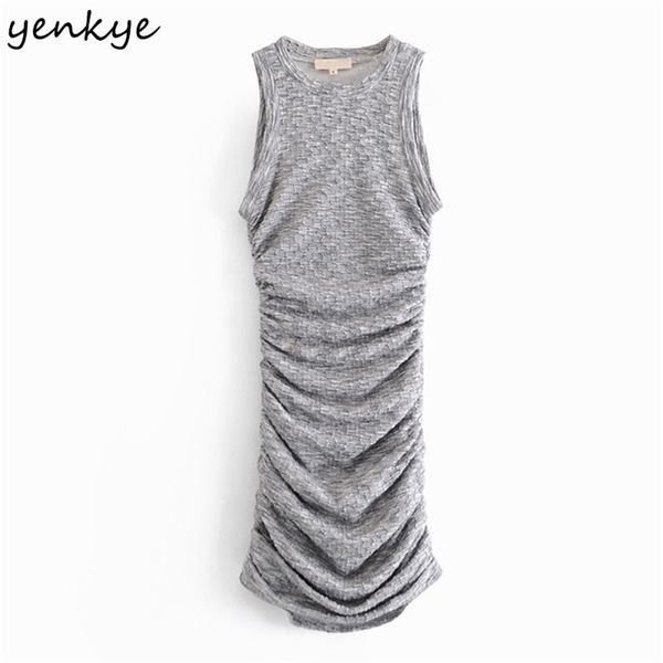 fashion women vintage gray draped bodycon mini dress female o neck sleeveless tank slim night out vestido 210514, Black;gray
fashion women vintage gray draped bodycon mini dress female o neck sleeveless tank slim night out vestido 210514, Black;gray
