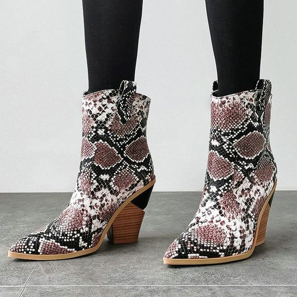 boots fashion embossed microfiber leather women ankle pointed toe western cowboy mid-calf square heel wedges, Black
boots fashion embossed microfiber leather women ankle pointed toe western cowboy mid-calf square heel wedges, Black