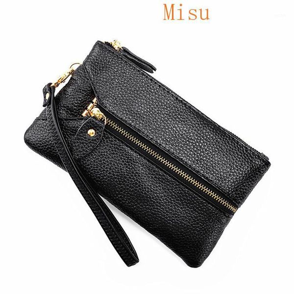fashion wallet women men genuine leather wallets female double zipper slim multifunction key ring package bag1, Red;black
fashion wallet women men genuine leather wallets female double zipper slim multifunction key ring package bag1, Red;black