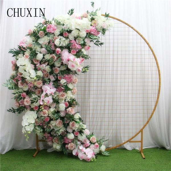 homemade luxury moon shape artificial flower row ball set wedding arch backdrop home party arrangement decoration decorative flowers & wreat
homemade luxury moon shape artificial flower row ball set wedding arch backdrop home party arrangement decoration decorative flowers & wreat