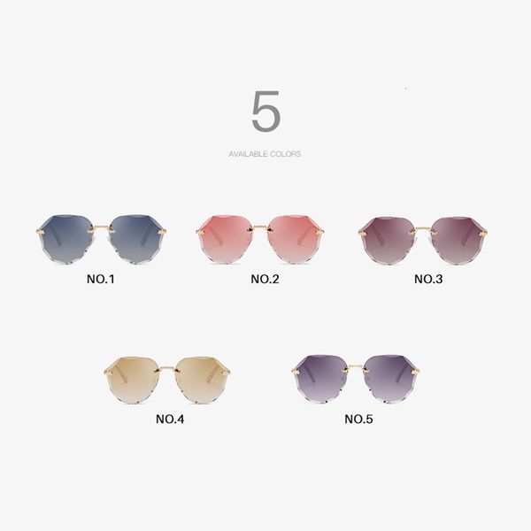 luxury designer sunglasses aevogue for women ladies rimless diamond cutting lens brand designer ocean shades vintage sun glasses ae0637, White;black
luxury designer sunglasses aevogue for women ladies rimless diamond cutting lens brand designer ocean shades vintage sun glasses ae0637, White;black