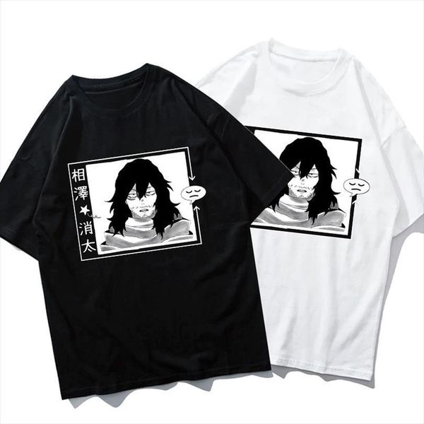 sleepy s aizawa men my hero academia boku no anime loose short sleeve cute women, White;black
sleepy s aizawa men my hero academia boku no anime loose short sleeve cute women, White;black