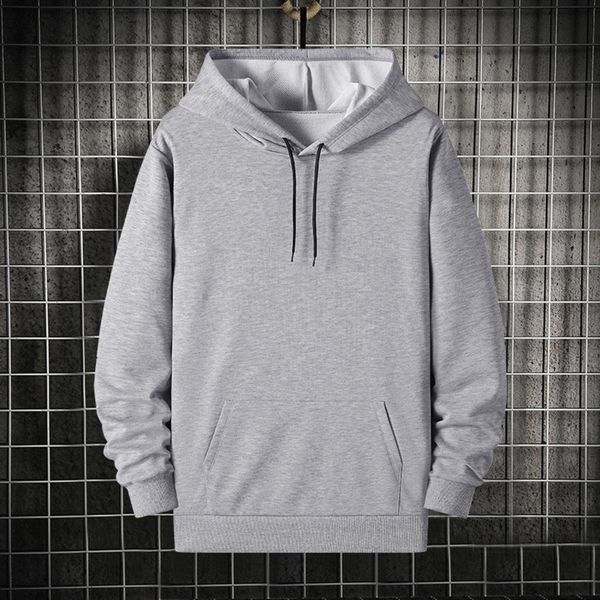 autumn solid color sweater large pullover loose casual sports hoodie korean fashion men's coat, Black
autumn solid color sweater large pullover loose casual sports hoodie korean fashion men's coat, Black