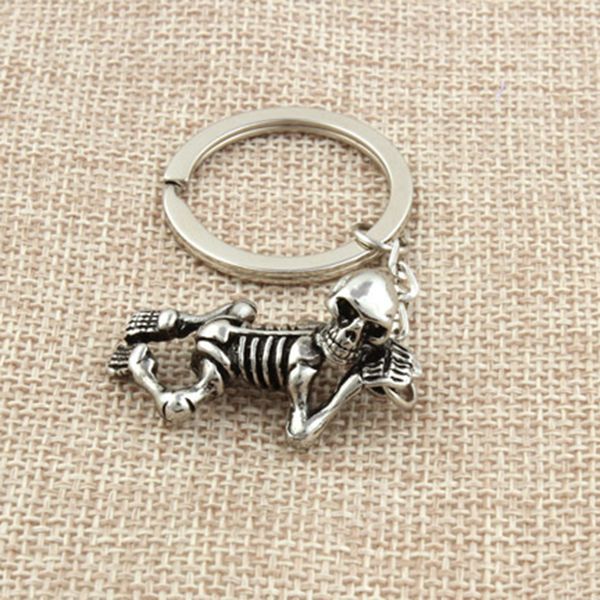 10pc punk skull pendant keychain vintage skeleton gothic keyring for men women key chain boys party car accessory jewelry, Silver
10pc punk skull pendant keychain vintage skeleton gothic keyring for men women key chain boys party car accessory jewelry, Silver