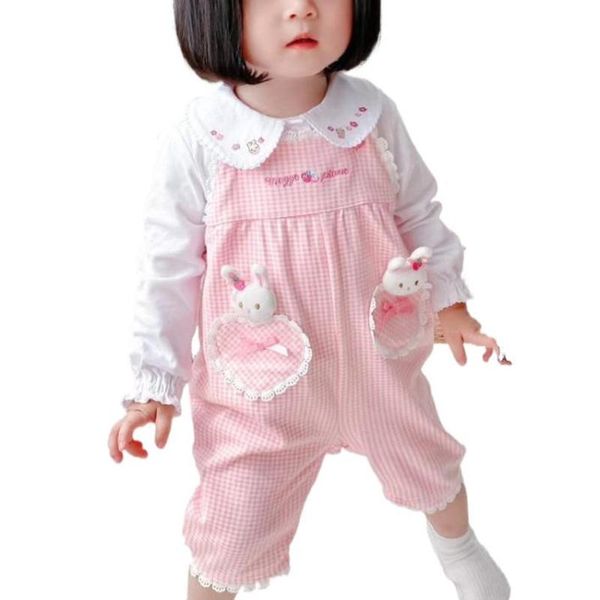 baby girl spring cute plaid playsuits kidssweet lolita style pocket overalls t-shirts, Blue
baby girl spring cute plaid playsuits kidssweet lolita style pocket overalls t-shirts, Blue