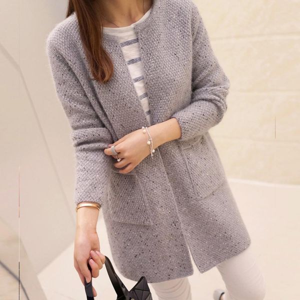 new winter women casual long sleeve knitted cardigans autumn crochet ladies sweaters fashion cardigan quality, White;black
new winter women casual long sleeve knitted cardigans autumn crochet ladies sweaters fashion cardigan quality, White;black
