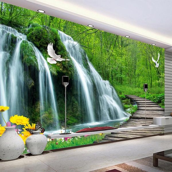 wallpapers custom 3d wallpaper classic waterfall wooden board forest po wall murals living room tv sofa bedroom background paper
wallpapers custom 3d wallpaper classic waterfall wooden board forest po wall murals living room tv sofa bedroom background paper