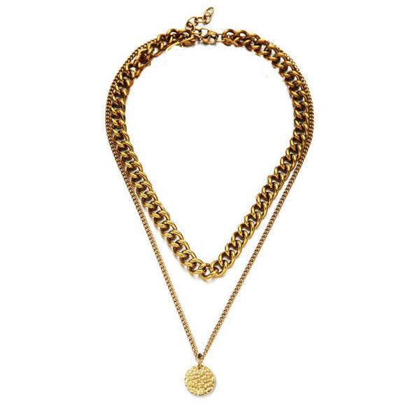 chains punk hip hop cuban link neck for women men jewelry 2021 thick gold color stainless steel collar choker necklace chain, Silver
chains punk hip hop cuban link neck for women men jewelry 2021 thick gold color stainless steel collar choker necklace chain, Silver