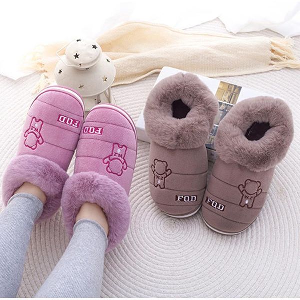 slippers winter women cute home cotton shoes female warm non-slip soft fluffy flats ladies couples indoor comfortable footwear, Black
slippers winter women cute home cotton shoes female warm non-slip soft fluffy flats ladies couples indoor comfortable footwear, Black