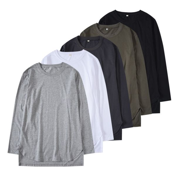 men's long-sleeved t-shirt women spring and autumn cotton high street loose round neck hip-hop bottoming shirts, White;black
men's long-sleeved t-shirt women spring and autumn cotton high street loose round neck hip-hop bottoming shirts, White;black