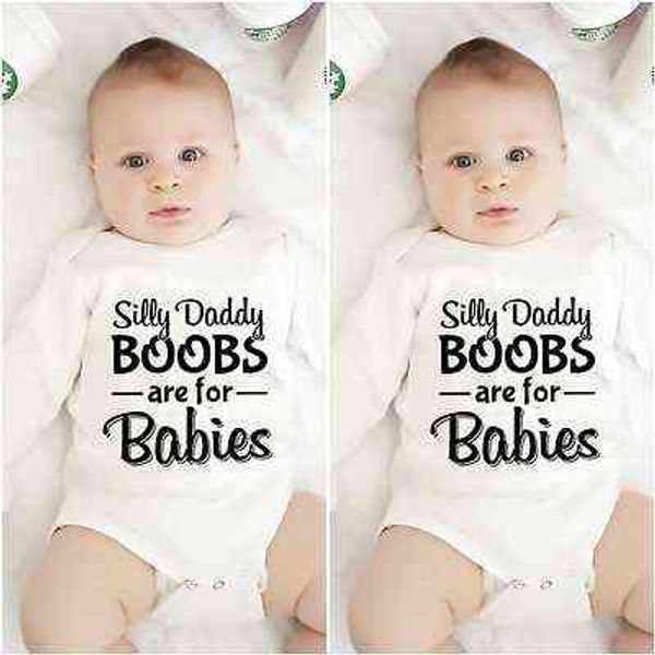 silly daddy boobs are for babies print funny newborn boys girls romper outfit toddler long sleeve fashion jumpsuit g1221, Blue
silly daddy boobs are for babies print funny newborn boys girls romper outfit toddler long sleeve fashion jumpsuit g1221, Blue