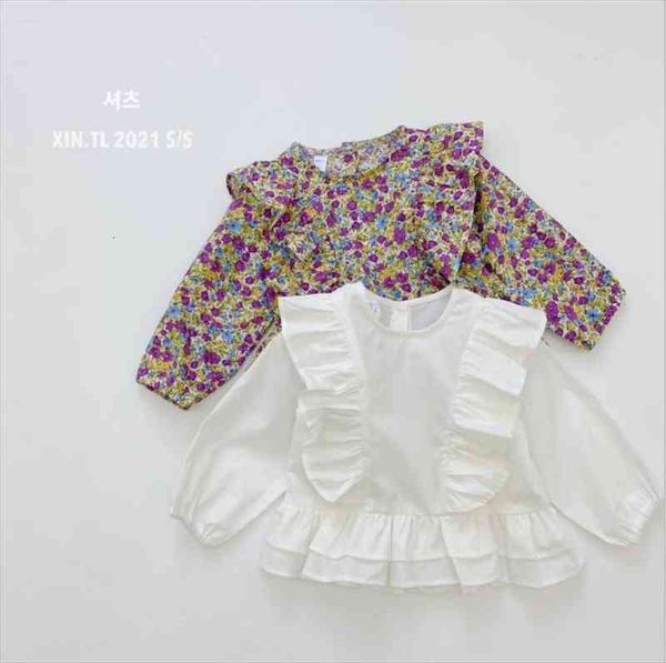 spring autumn girls blouse baby shirt kids children fashion clothes ins ruffle ruched floral white 1 to 6 yrs, White;black
spring autumn girls blouse baby shirt kids children fashion clothes ins ruffle ruched floral white 1 to 6 yrs, White;black