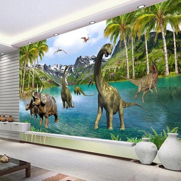custom po 3d stereo animal dinosaurs non-woven painting living room sofa bedroom murals self adhesive wallpaper waterproof wallpapers
custom po 3d stereo animal dinosaurs non-woven painting living room sofa bedroom murals self adhesive wallpaper waterproof wallpapers