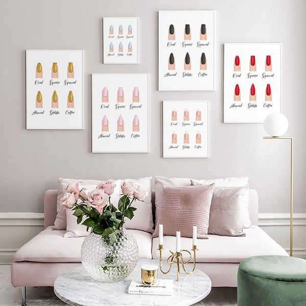 paintings fashion nail shapes beauty salon posters prints makeup gifts type guide art canvas painting pictures for wall decor
paintings fashion nail shapes beauty salon posters prints makeup gifts type guide art canvas painting pictures for wall decor