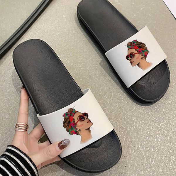 slippers 2021 fashion women retro streetwear harajuku shoes outdoor indoor home non-slip slides, Black
slippers 2021 fashion women retro streetwear harajuku shoes outdoor indoor home non-slip slides, Black