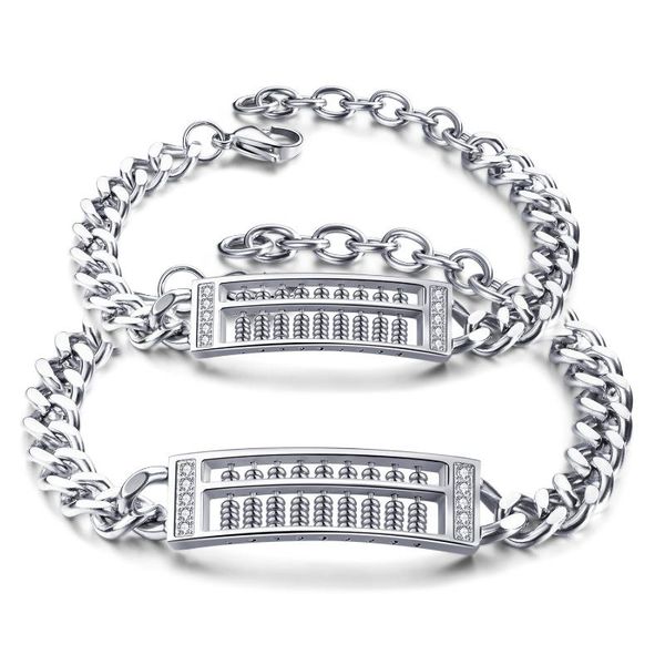v-382 jewelry wholesale -selling stainless steel can be dialed abacus bracelet titanium couple bangle, Black
v-382 jewelry wholesale -selling stainless steel can be dialed abacus bracelet titanium couple bangle, Black