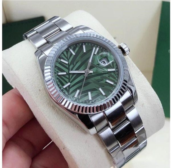 2022 36mm fashion women's automatic movement watch 2813 mechanical gold stainless steel strap women watches palms leaves dial datejust, Slivery;brown
2022 36mm fashion women's automatic movement watch 2813 mechanical gold stainless steel strap women watches palms leaves dial datejust, Slivery;brown