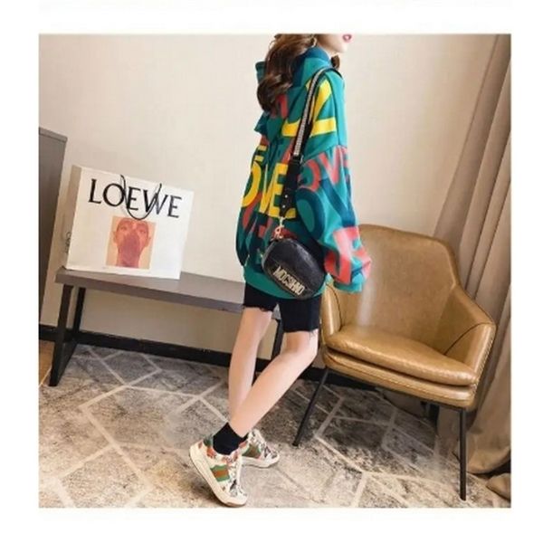 qrwr korean women hoodie sweatshirts winter casual fleece oversized hoodies loose letter printing thicken hoodies for girls, Black
qrwr korean women hoodie sweatshirts winter casual fleece oversized hoodies loose letter printing thicken hoodies for girls, Black