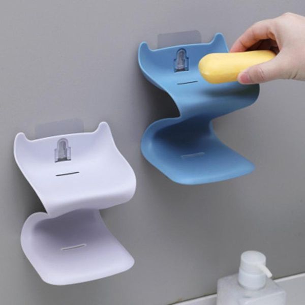 creative drain double soap bar wall mounted self adhesive sponge dish no drilling storage box rack shelf bathroom dishes
creative drain double soap bar wall mounted self adhesive sponge dish no drilling storage box rack shelf bathroom dishes