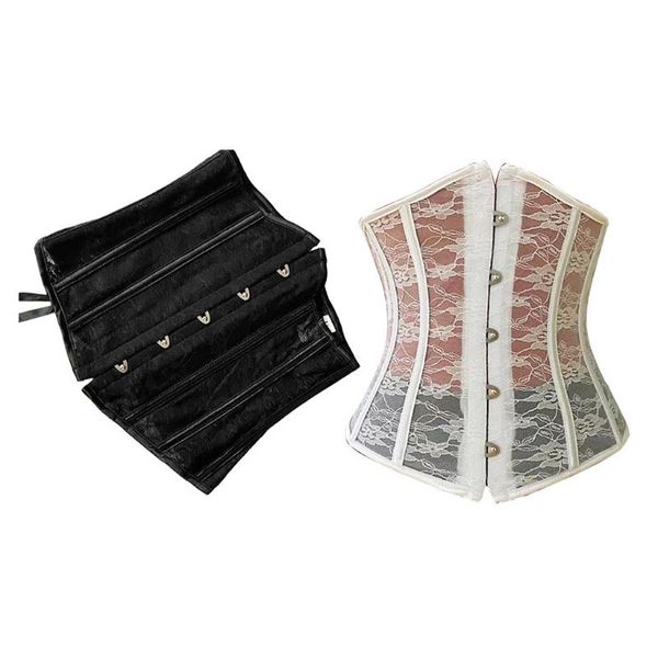 belts waist cinchers lace corset bodysuit for women train corsets slimming shaper belt short torso underbust, Black;brown
belts waist cinchers lace corset bodysuit for women train corsets slimming shaper belt short torso underbust, Black;brown