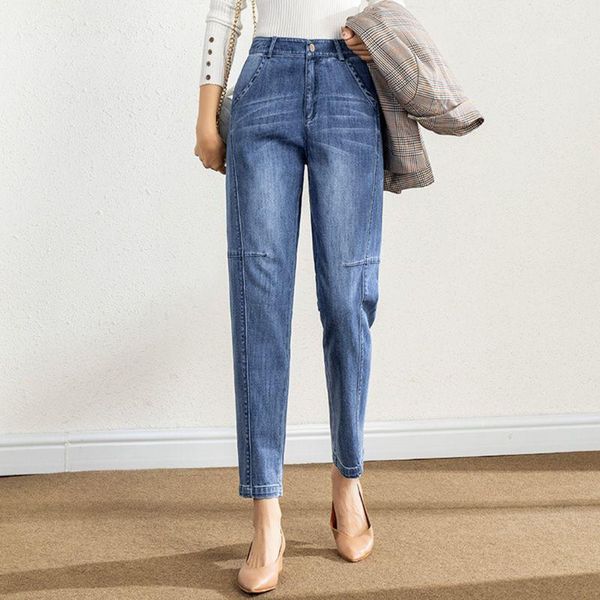 women's harem jeans loose-fit capri denim pants large size mid-waist pattern blue washed feet haroun for spring
women's harem jeans loose-fit capri denim pants large size mid-waist pattern blue washed feet haroun for spring