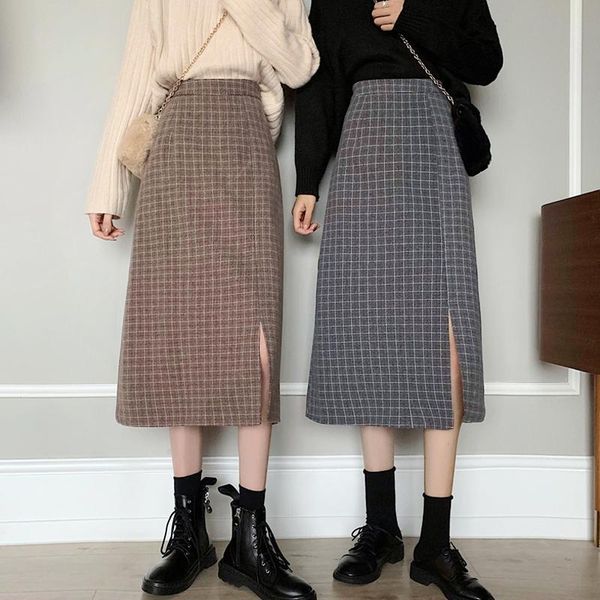 skirts woolen plaid skirt, women's autumn and winter collocation sweater, mid-length a-line 2021 slim long skirt, Black
skirts woolen plaid skirt, women's autumn and winter collocation sweater, mid-length a-line 2021 slim long skirt, Black