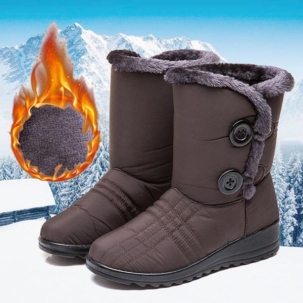 boots women 2021 winter outdoor waterproof thicken plush warm shoes casual slip on soft ankle botas, Black
boots women 2021 winter outdoor waterproof thicken plush warm shoes casual slip on soft ankle botas, Black