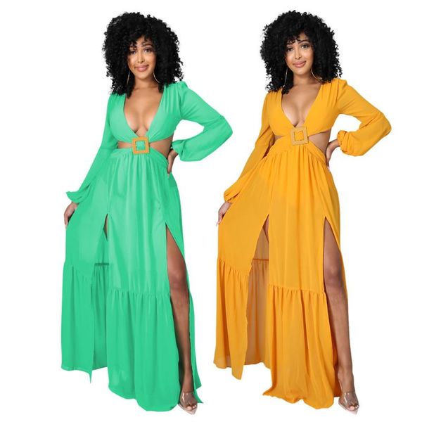 casual dresses long sleeve high split maxi dress with belt slim backless lace up tie bow vestidos boho lady bohemian summer, Black;gray
casual dresses long sleeve high split maxi dress with belt slim backless lace up tie bow vestidos boho lady bohemian summer, Black;gray