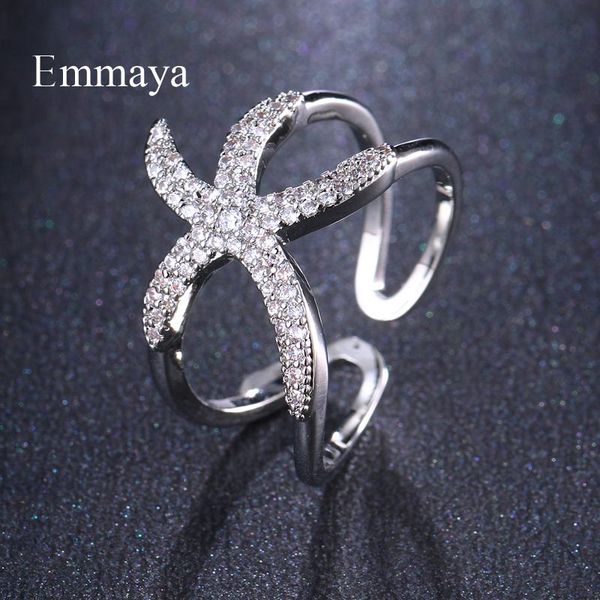 cluster rings emmaya arrival cute appearance starfish -shape adjustable exquisite ring in fashion party dress-up personality gift, Golden;silver
cluster rings emmaya arrival cute appearance starfish -shape adjustable exquisite ring in fashion party dress-up personality gift, Golden;silver