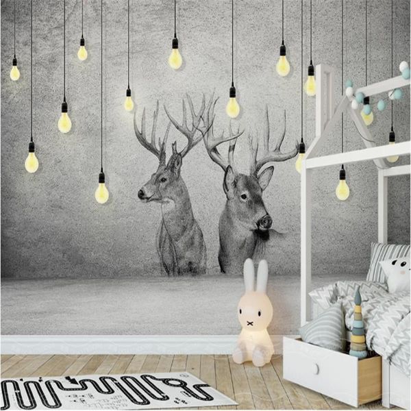 nordic chandelier elks gray cement background wallpapers for living room bedroom decor mural wallpaper 3d wall papers home
nordic chandelier elks gray cement background wallpapers for living room bedroom decor mural wallpaper 3d wall papers home