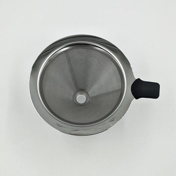 coffee filters stainless steel pour over cone dripper reusable single serve maker (101x80mm)
coffee filters stainless steel pour over cone dripper reusable single serve maker (101x80mm)