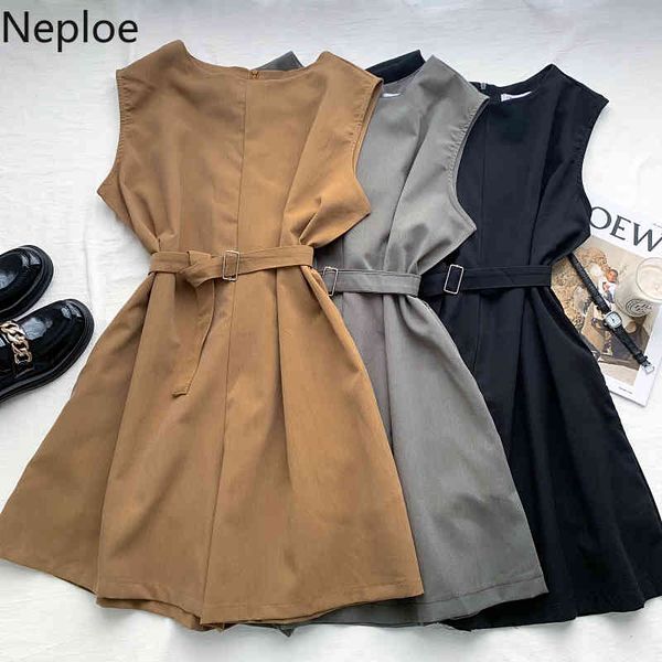 neploe women jumpsuit summer clothing o neck sleeveless elegant playsuit slim waist lace up wide leg pants loose bodysuits 210422, Black;white
neploe women jumpsuit summer clothing o neck sleeveless elegant playsuit slim waist lace up wide leg pants loose bodysuits 210422, Black;white