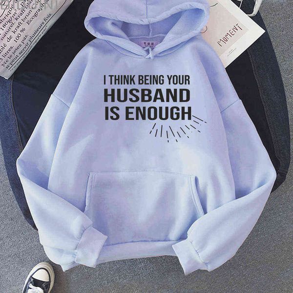 i think being your husband is enough text print plus size hoodies men streetwear spring/autumn couple clothes love casual y0820, Black
i think being your husband is enough text print plus size hoodies men streetwear spring/autumn couple clothes love casual y0820, Black