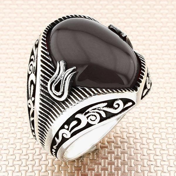 cluster rings oval black onyx stone men silver ring with tulip motif made in turkey solid 925 sterling, Golden;silver
cluster rings oval black onyx stone men silver ring with tulip motif made in turkey solid 925 sterling, Golden;silver