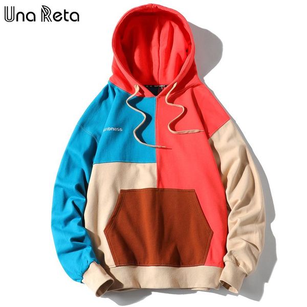 men's hoodies & sweatshirts una reta men sweetshirts fashion clothing hip-hop casual patchwork tracksuit harajuku one piece hoodie, Black
men's hoodies & sweatshirts una reta men sweetshirts fashion clothing hip-hop casual patchwork tracksuit harajuku one piece hoodie, Black