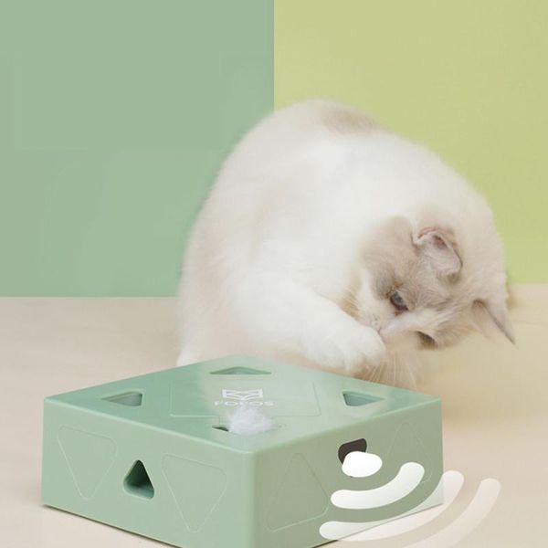 mewoofun electric cat toy sqaure magic box smart teasing stick crazy game interactive cats feather toys usb charging
mewoofun electric cat toy sqaure magic box smart teasing stick crazy game interactive cats feather toys usb charging