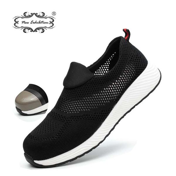 boots exhibition fashion lightweight breathable safety shoes 2021 men woman casual steel toe cap work sneaker anti-smashing, Black
boots exhibition fashion lightweight breathable safety shoes 2021 men woman casual steel toe cap work sneaker anti-smashing, Black