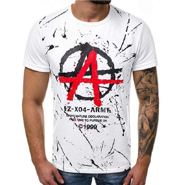 2021 new european and american men's youth fashion hedging self-cultivation sports and fitness printing short-sleeved t-shirt, White;black
2021 new european and american men's youth fashion hedging self-cultivation sports and fitness printing short-sleeved t-shirt, White;black