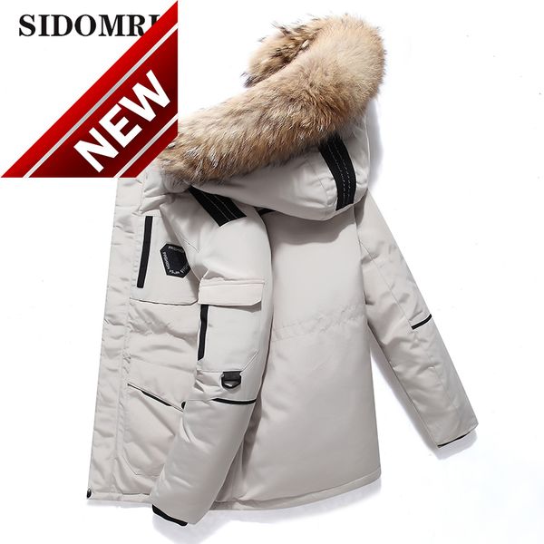 winter new men solid color parkas white duck down men's brand collar warm thick jacket male detachable hat casual parka coat, Black
winter new men solid color parkas white duck down men's brand collar warm thick jacket male detachable hat casual parka coat, Black