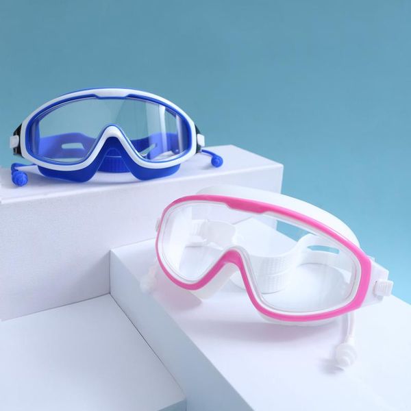 two-piece suits professional swimming goggles glasses with earplugs electroplate waterproof silicone large frame wide view eyewear
two-piece suits professional swimming goggles glasses with earplugs electroplate waterproof silicone large frame wide view eyewear