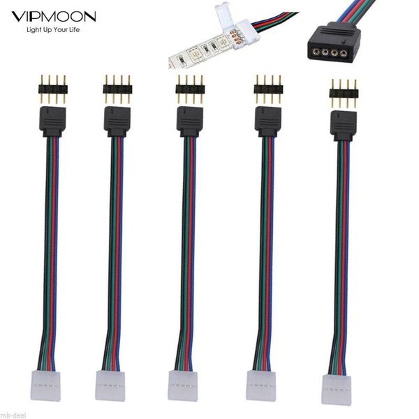 other lighting accessories 5/10/20/50/100pcs no soldering 4pin rgbw male & female led adapter flexible power wire for smd strip lamp 10
other lighting accessories 5/10/20/50/100pcs no soldering 4pin rgbw male & female led adapter flexible power wire for smd strip lamp 10