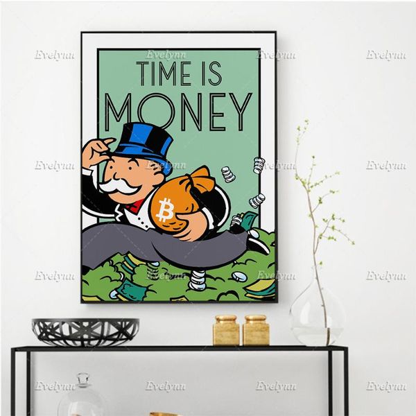 paintings alec monopolyingly motivational/inspirational canvas -"time is money" wall art office/home decor prints modular pictures
paintings alec monopolyingly motivational/inspirational canvas -"time is money" wall art office/home decor prints modular pictures