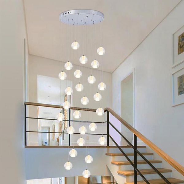pendant lamps stairwell round bubble crystal g4 led bulb lamp spiral stair lighting dining room luminaria
pendant lamps stairwell round bubble crystal g4 led bulb lamp spiral stair lighting dining room luminaria