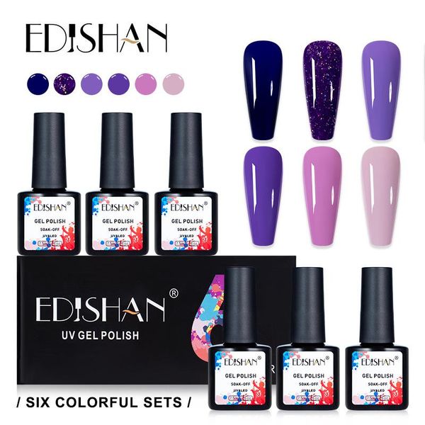 nail art kits edishan gel manicure set hybrid varnish kit for nails uv lamp semi permanent polish with gift pack
nail art kits edishan gel manicure set hybrid varnish kit for nails uv lamp semi permanent polish with gift pack