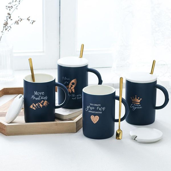 european-style breakfast cup creative cool ceramic mug with lid office household men and women water large capacity mugs
european-style breakfast cup creative cool ceramic mug with lid office household men and women water large capacity mugs