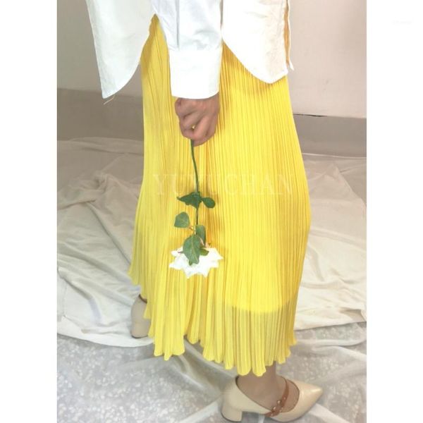 yellow pleated midi skirt chiffon high waist for women 2021 spring summer vintage pink blue a-line party beachwear yuyuchan skirts, Black
yellow pleated midi skirt chiffon high waist for women 2021 spring summer vintage pink blue a-line party beachwear yuyuchan skirts, Black