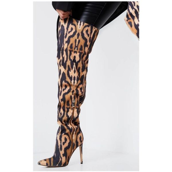 boots womens pointed toe leopard over the knee thigh stilettos high heel shoes long luxur mixed colors plus size, Black
boots womens pointed toe leopard over the knee thigh stilettos high heel shoes long luxur mixed colors plus size, Black