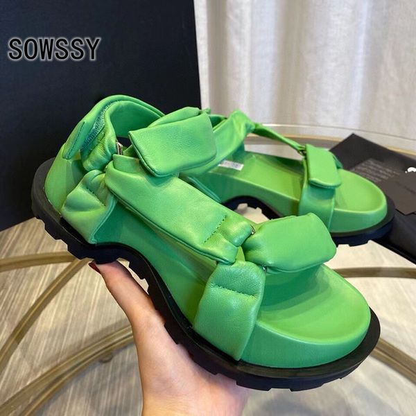 70% off wholesale flip-flops summer new women's sandals fashion genuine leather thick bottom magic tape design comfortable platform bea, Black
70% off wholesale flip-flops summer new women's sandals fashion genuine leather thick bottom magic tape design comfortable platform bea, Black